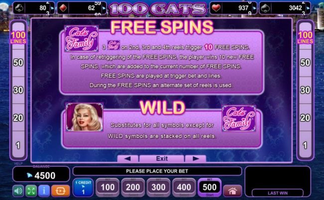 Free Spins in this cat game