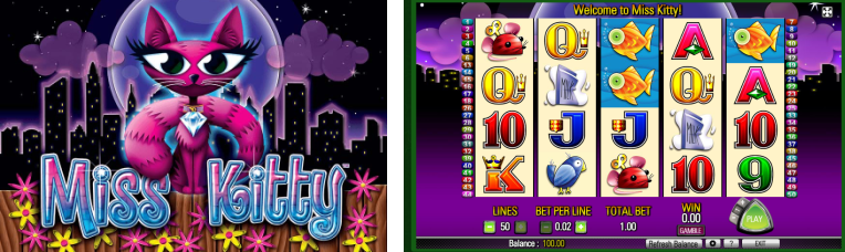 Miss Kitty Slot developed by Aristocrat