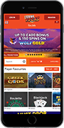 The Reel Vegas casino website is mobile optimised so you can play anywhere you want