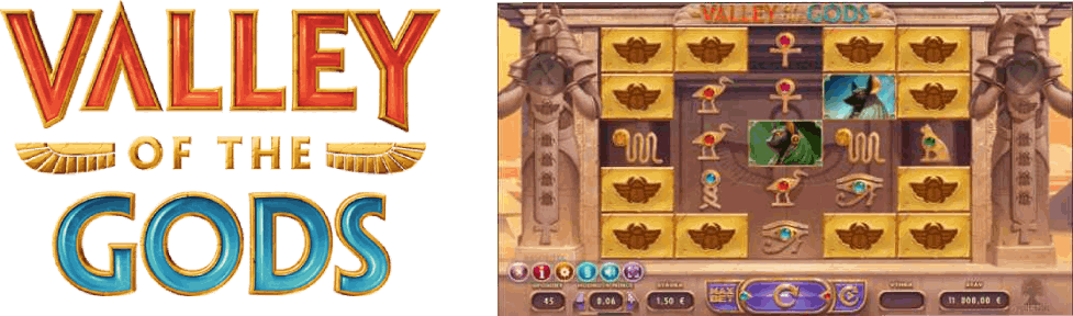 Valley of the Gods slot developed by Yggdrasil